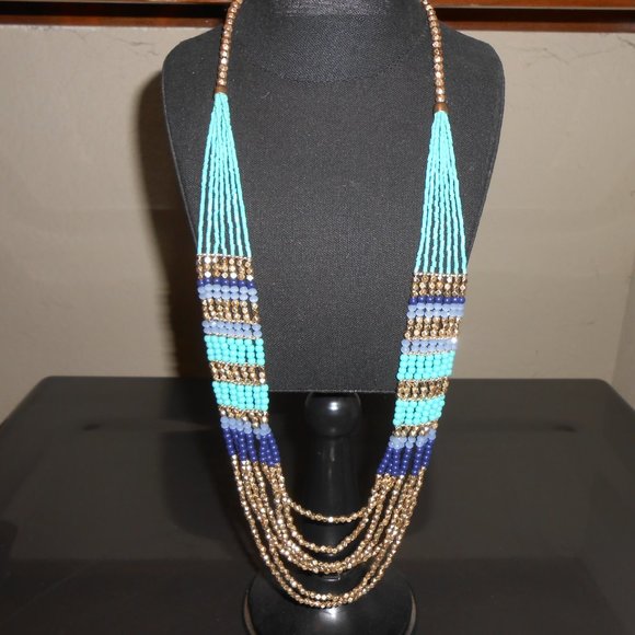 Jade and Jasper Fashion Jewerly Egyptian Goddess Necklace New 11077N - Picture 4 of 5